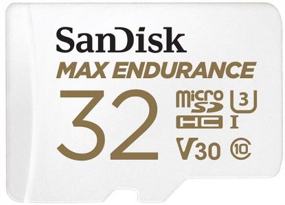  Зображення Карта пам`ятi MicroSDHC 32GB UHS-I/U3 Class 10 SanDisk Max Endurance R100/W40MB/s (SDSQQVR-032G-GN6I 